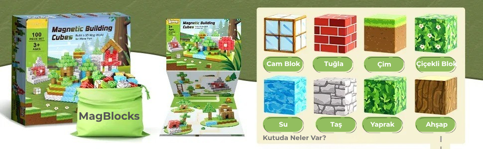 MagBlocks™ – Akıllı Manyetik Yapı Seti