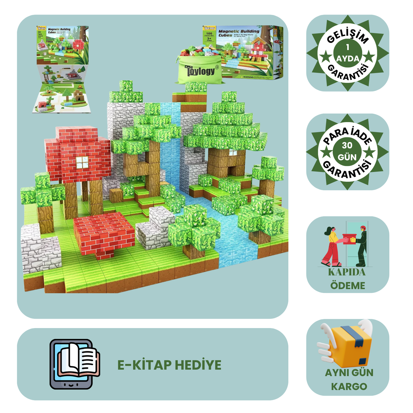 MagBlocks™ – Akıllı Manyetik Yapı Seti