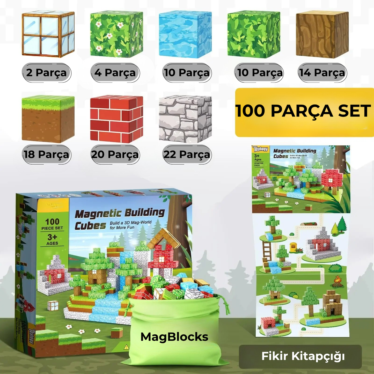 MagBlocks™ – Akıllı Manyetik Yapı Seti